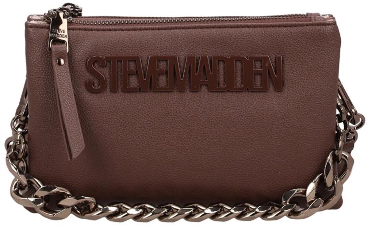 Steve Madden Bnicco Crossbodytas Kleine Dames - Imitatieleer - Bruin