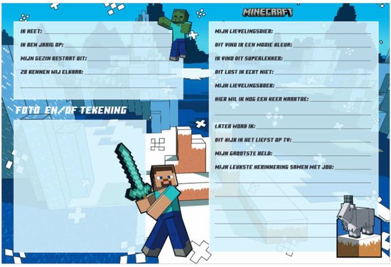 Vriendenboek Minecraft - Boeken - Geschikt voor kinderen