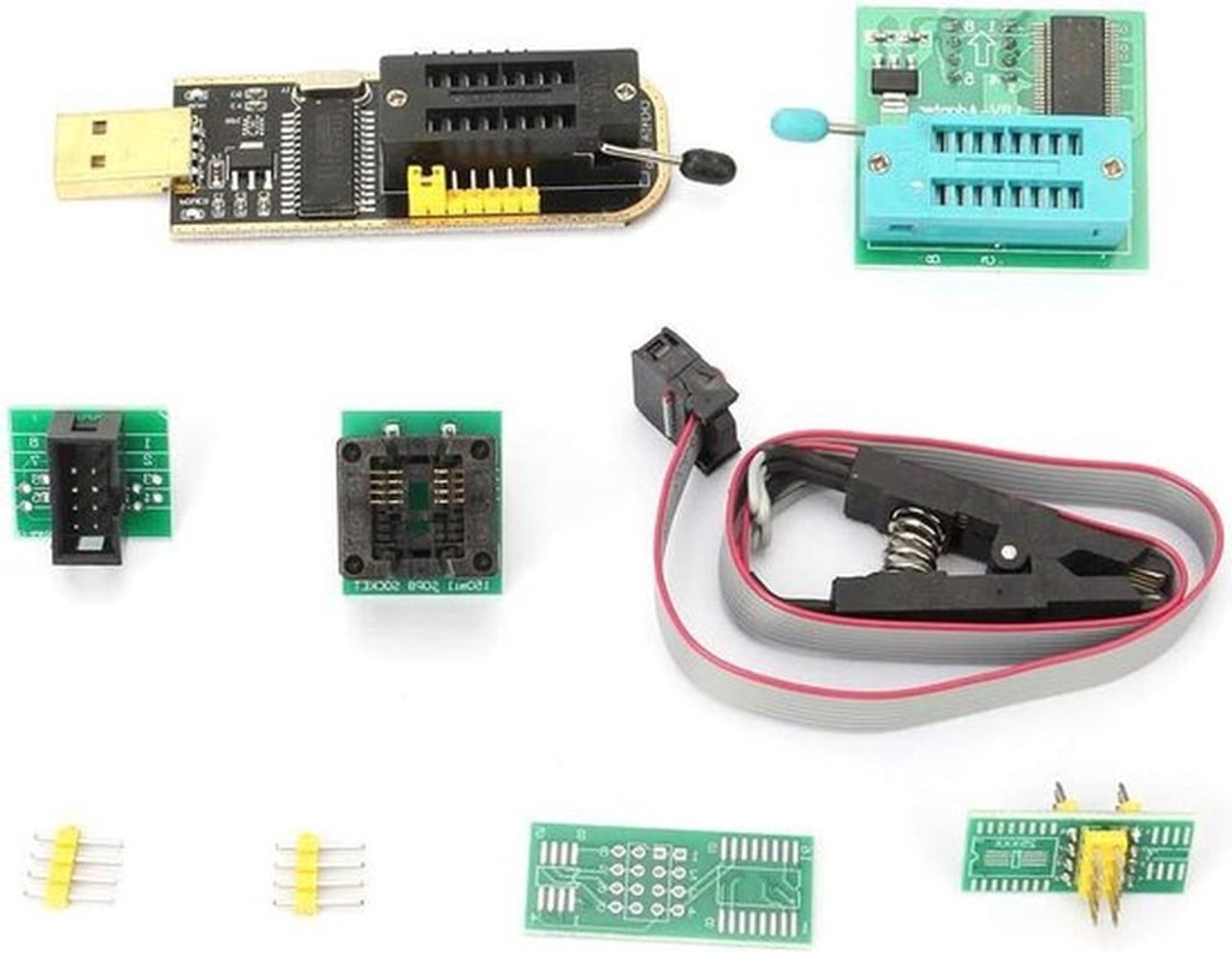 Test Clip USB Programmeur Flash 1.8V SOP8-adapter - DIP8-converter