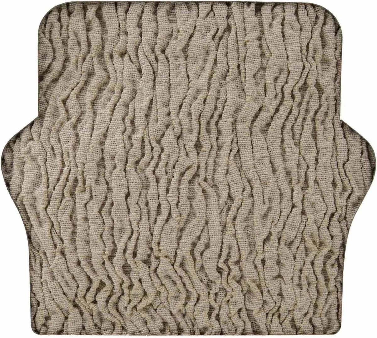 Bankovertrek en Stoelhoezen - Meubelhoezen Set - Woonkamer Vernieuwen - Elastisch Sinaasappelhuid Effect - Tot 260 cm - Beige