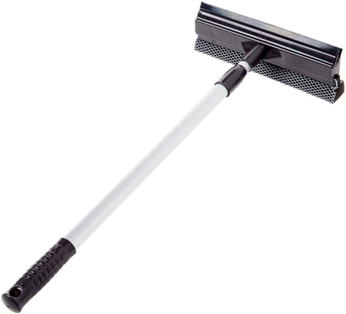 Glazenwasser met lange steel - Bruin - Uitschuifbare rubberen wisser - Ergonomische grip - Voor ramen en spiegels