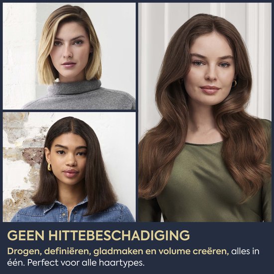 BaByliss 3-in-1 Wet to Dry Air Wand AS6550E Föhn - Drogen / Stylen / Volume - High Speed Digitale Haardroger (123km/h) - Bekend van TV