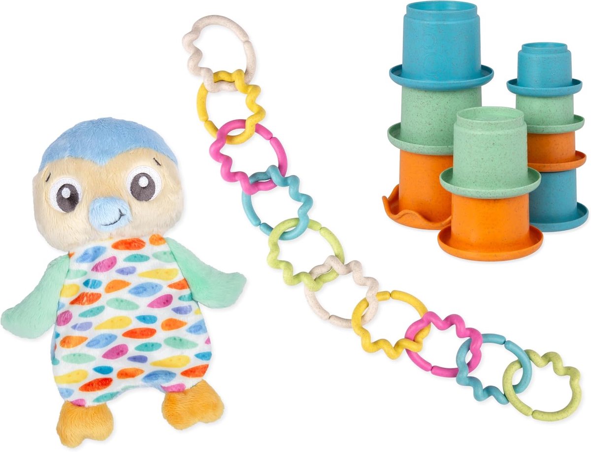 0187708 knuffeldier, kleurrijk