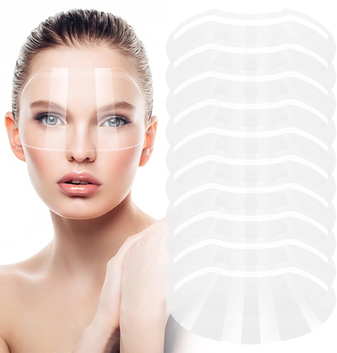 50 stuks beschermende gezichtsmaskers voor kappers/kappers/kappers/kappers/kappers/haarkappers/haarkappers/haarkappers/make-up-bescherming; 50 stuks