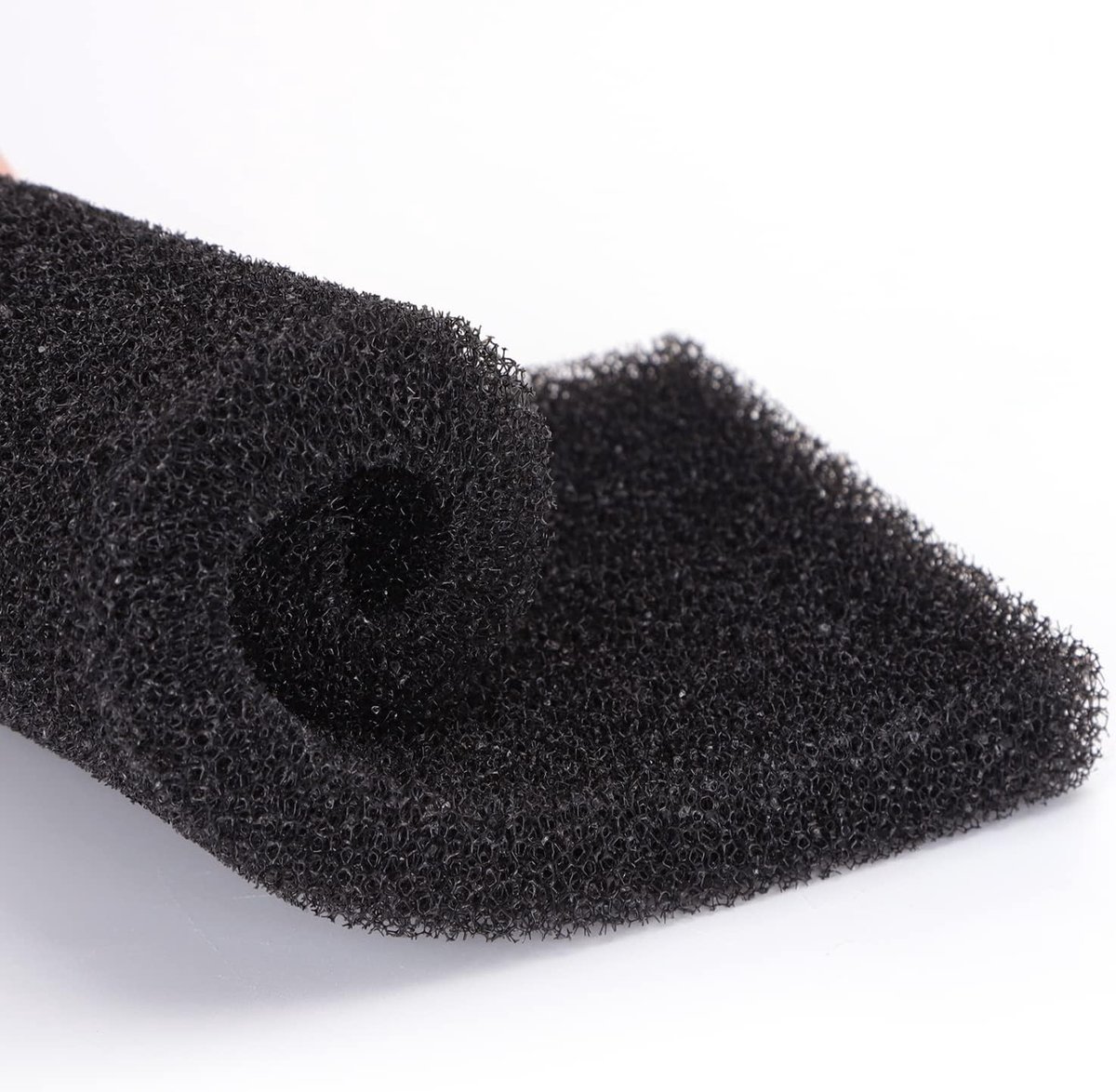 Biochemisch sponsfilter met hoge dichtheid voor aquarium, L 32 x B 12 x H 2 cm, katoenfiltratie voor aquaria, kan naar wens worden gesneden