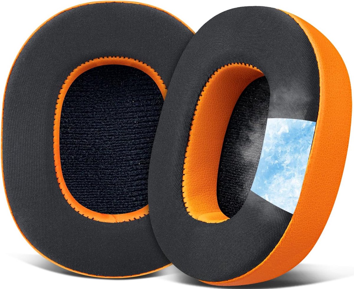 Oorkussens voor Skullcandy Hesh 3/ANC/Evo & Crusher Wireless/540/ANC/Evo & Venue ANC over-ear hoofdtelefoons, earpads cushions met ijzijden stof