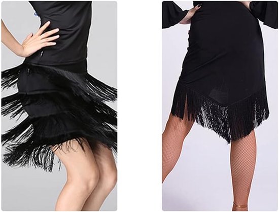 fran, 2 meter, kwastjes, snijfranjes, decoratieband, dansfranjes, naai-accessoires voor doe-het-zelf knutselen, kleding, kostuums, naaien, decoratie — afbeelding 2