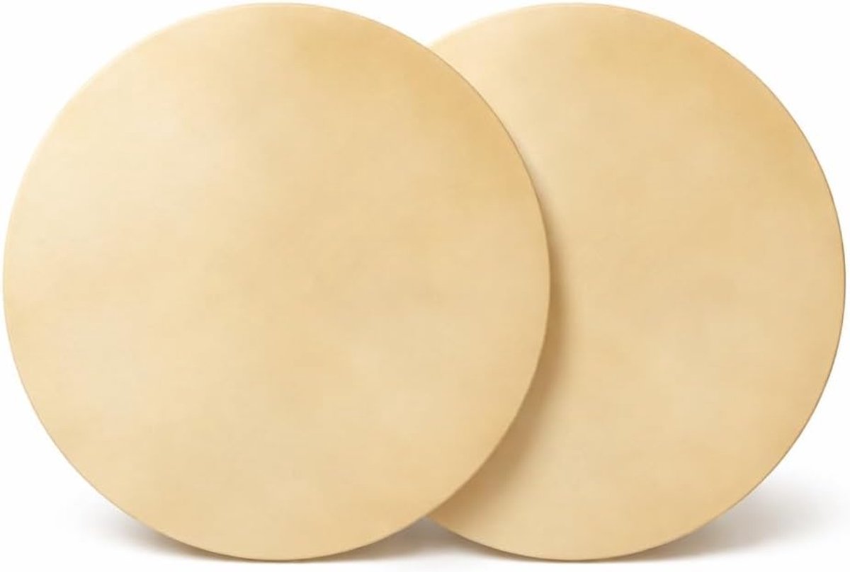 Drumvel DrumvelBuffalo Drumvel, 2PCS Faux Buffelleer Drumvel Huid Helder Geluid Drumvel Drumaccessoire Buffalo Drumvelvoor Afrikaanse Bongo DrumsBongo's (8,5 inch)