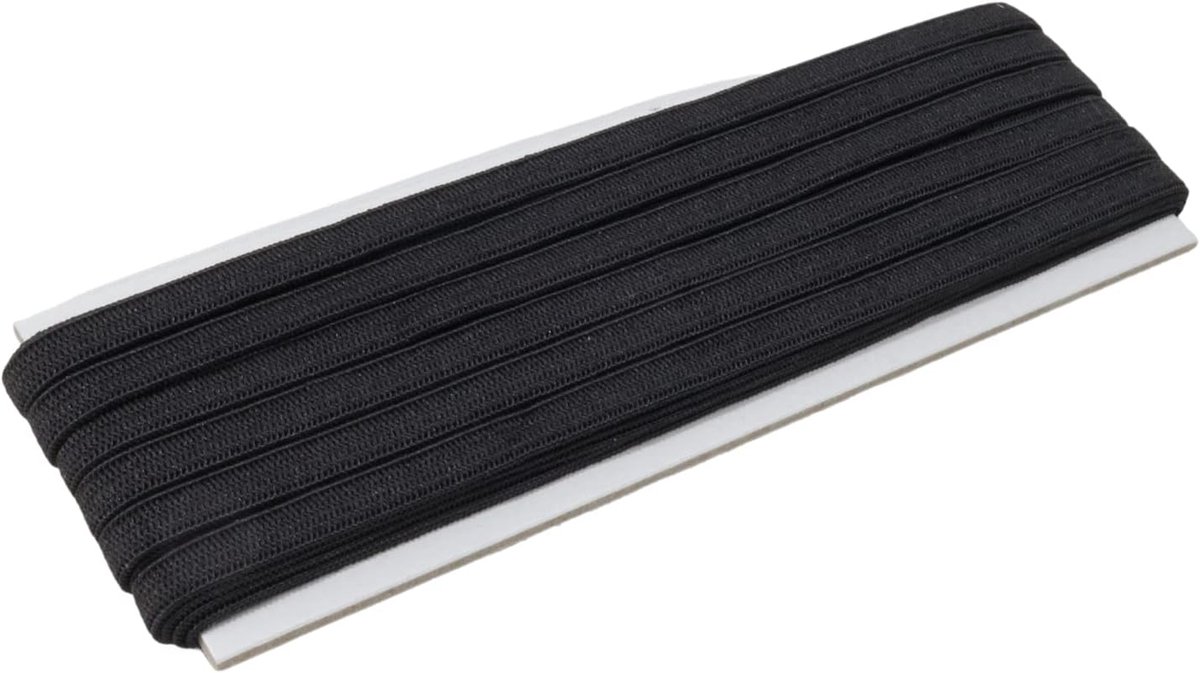 Scheurvaste rubberen banden om te naaien, breed, 6 mm, 10 m, zwart, sterk elastiek voor broekrubber, huishouden, doe-het-zelf handwerk, stoffen om te naaien