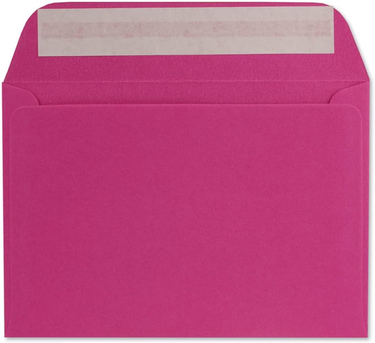 50 stuks DIN C6 enveloppen, roze, 11,4 x 16,2 cm, 90 gram, zelfklevende standaard enveloppen voor doop & uitnodigingen van je Glüxx-Agent