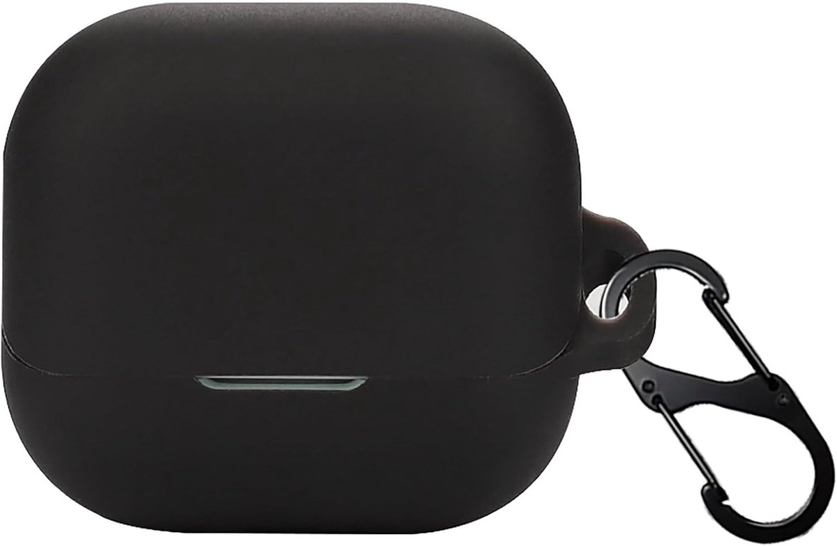 Cilicone Case Compatibel met Libratone AIR+ (3e generatie), ultradunne zachte hoes, Slim-Fit, Anti-Fall, niet gemakkelijk te vuil - Zwart