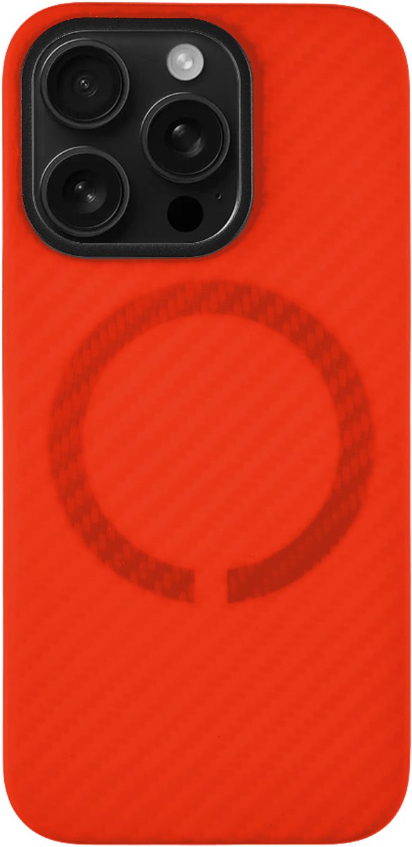 Tactical MagForce hoesje - Geschikt voor iPhone 16 Pro - Bloody Mary
