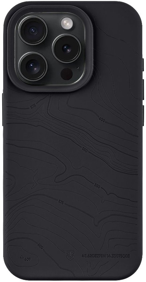 Tactical MagForce hoesje - Geschikt voor iPhone 15 Pro - Asphalt