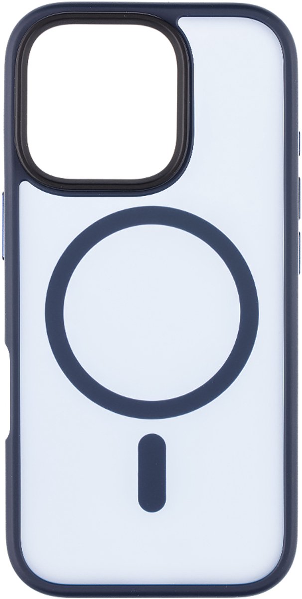 Tactical MagForce hoesje - Geschikt voor iPhone 16 Pro - Deep Blue
