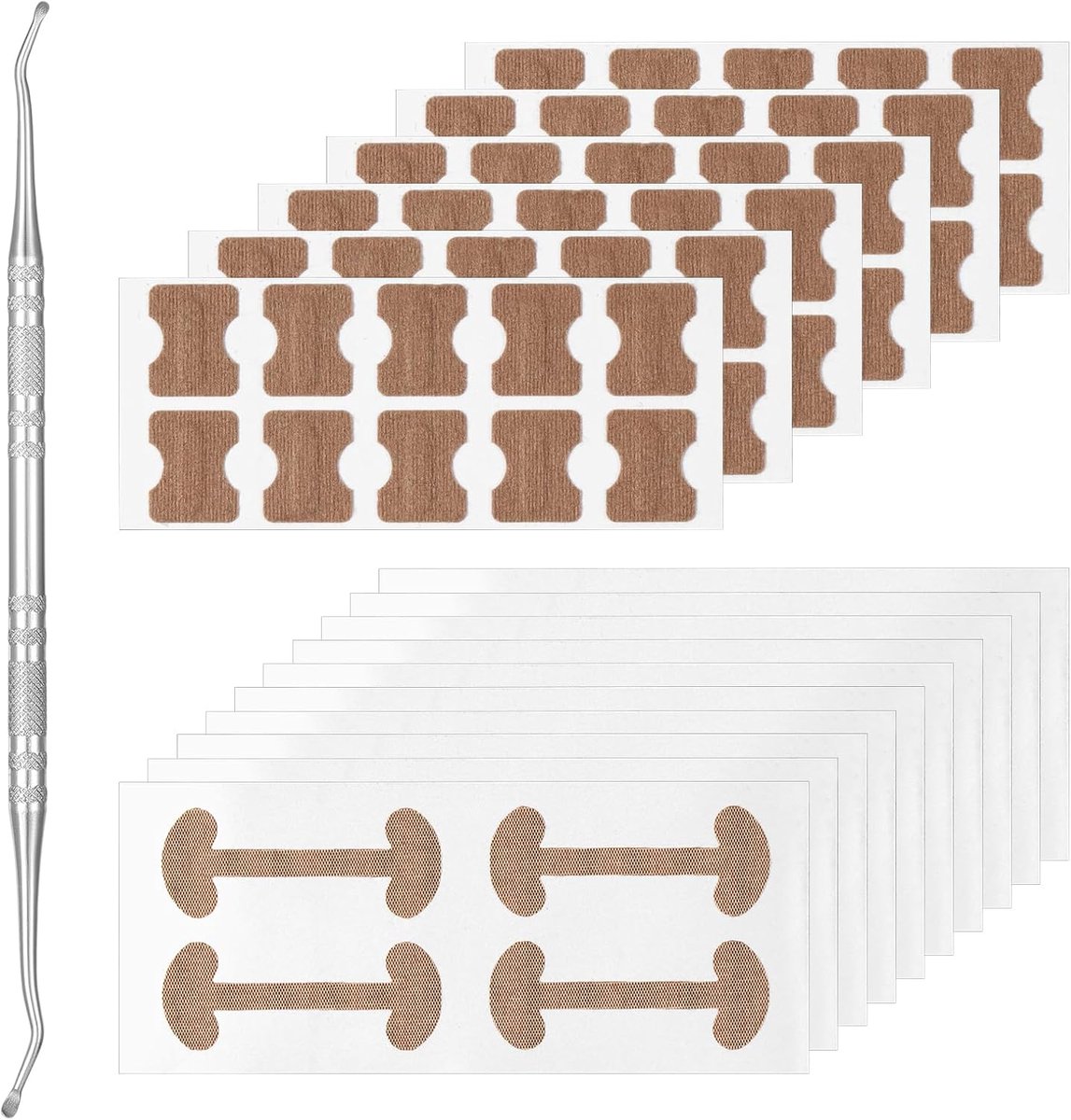 Ingrown toenail correction kit 100 stuks - 2 soorten behandeling - comfortabele pads - effectieve verzorging - SnelShoppen