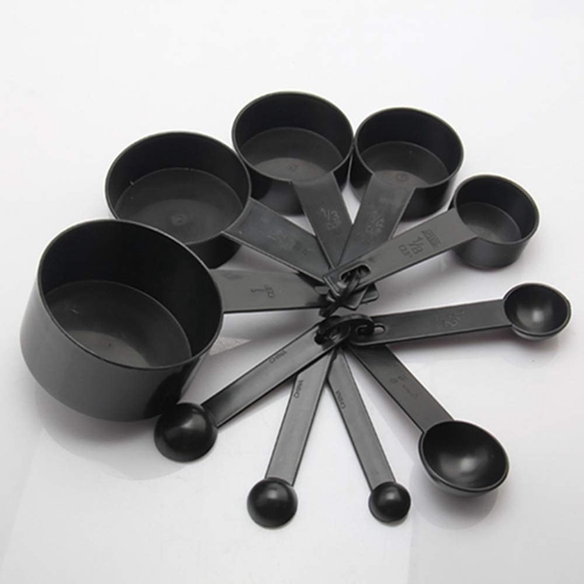 keuken koken bakken gadget accessoires plastic maatlepel 10 stuks, 1g-200g