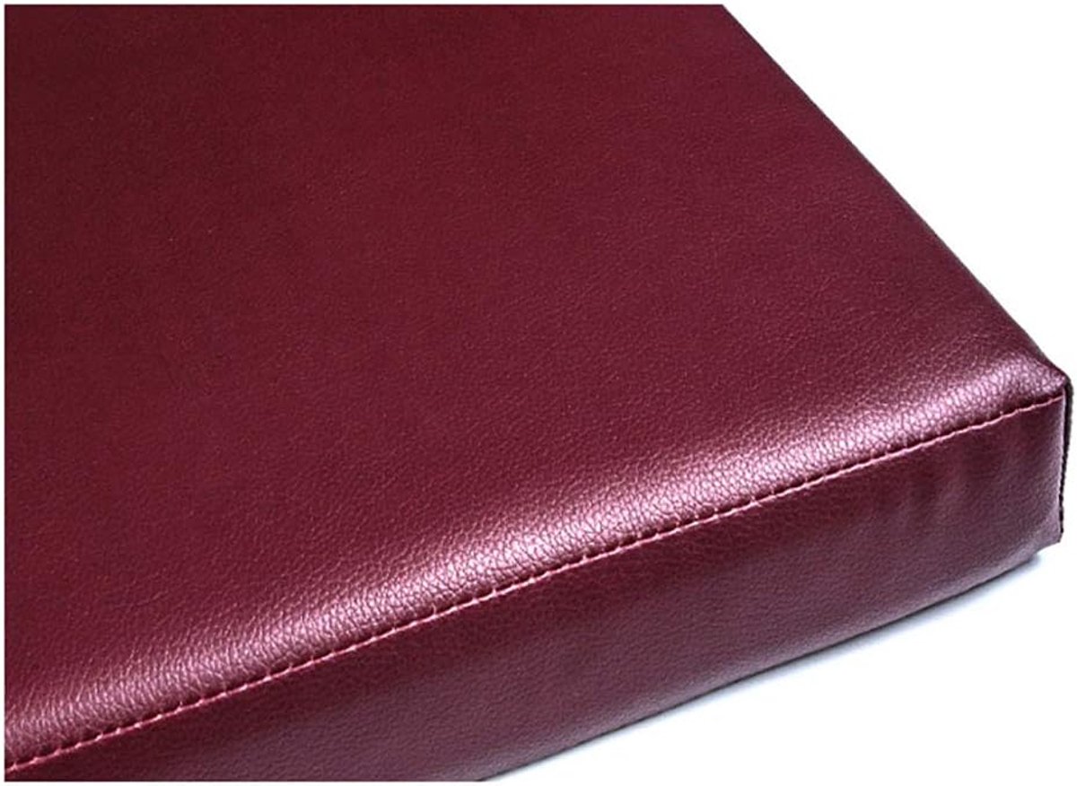 wangk Tuin Bank Kussen met, 2or3 Seater Bench Mat Pad Patio Bench Pad ligstoel kussen Vervanging Matras Pad Indoor Outdoor, 5cm Dikke Upgrade Bank Kussen-Bruin Rood 80×30×5cm (31×12×2in)