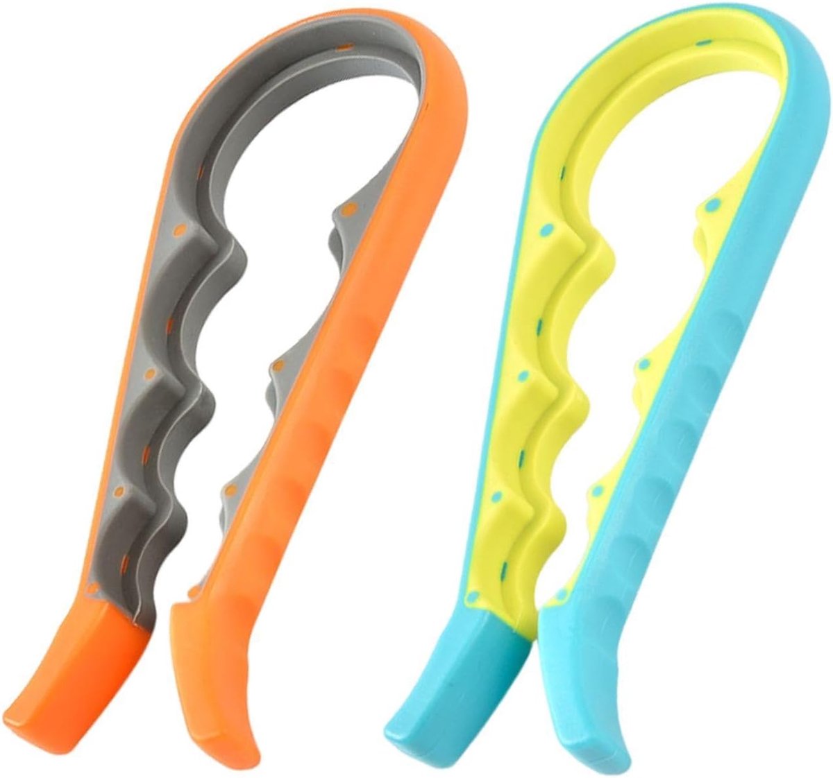 2 stuks, flesopener met schroefsluiting, 4-in-1 blikopener, flesopener voor senioren, bierflesopener, multifunctionele flesopener