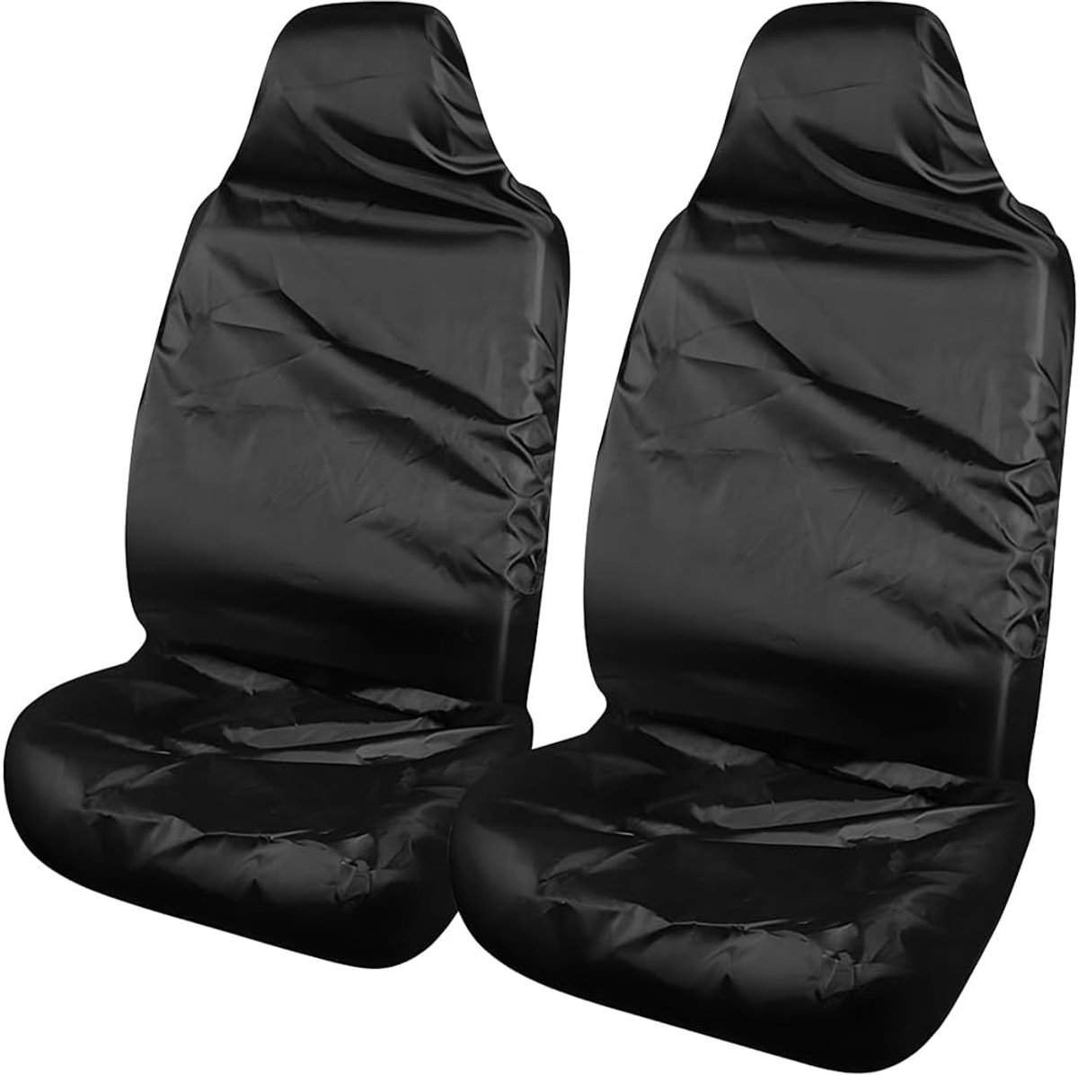 2 stuks stoelbeschermers voor autostoelen, stoelbekleding auto voorstoelen universele waterdichte Oxford-stof auto voorstoelbeschermer, voor de meeste auto's, bestelwagens en vrachtwagens