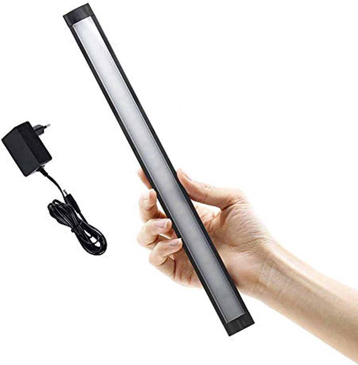 keuken, aanraken, led-lichtstrip, kastlamp, 4,1 W, 30 cm, keukenlamp, keukenlamp, 1,5 m voedingskabel met stekker, warm wit 3000 K