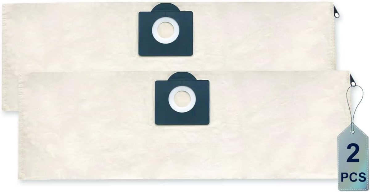 2 stuks stoffen stofzakken voor Kärcher WD3 WD 3 Premium 6.959-130.0 WD3 P MV3 herbruikbare wasbare stofzak