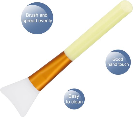Siliconen epoxykwast gele applicator DIY penseel voor het maken van epoxy Tumbler, verpakking van 4 — afbeelding 3
