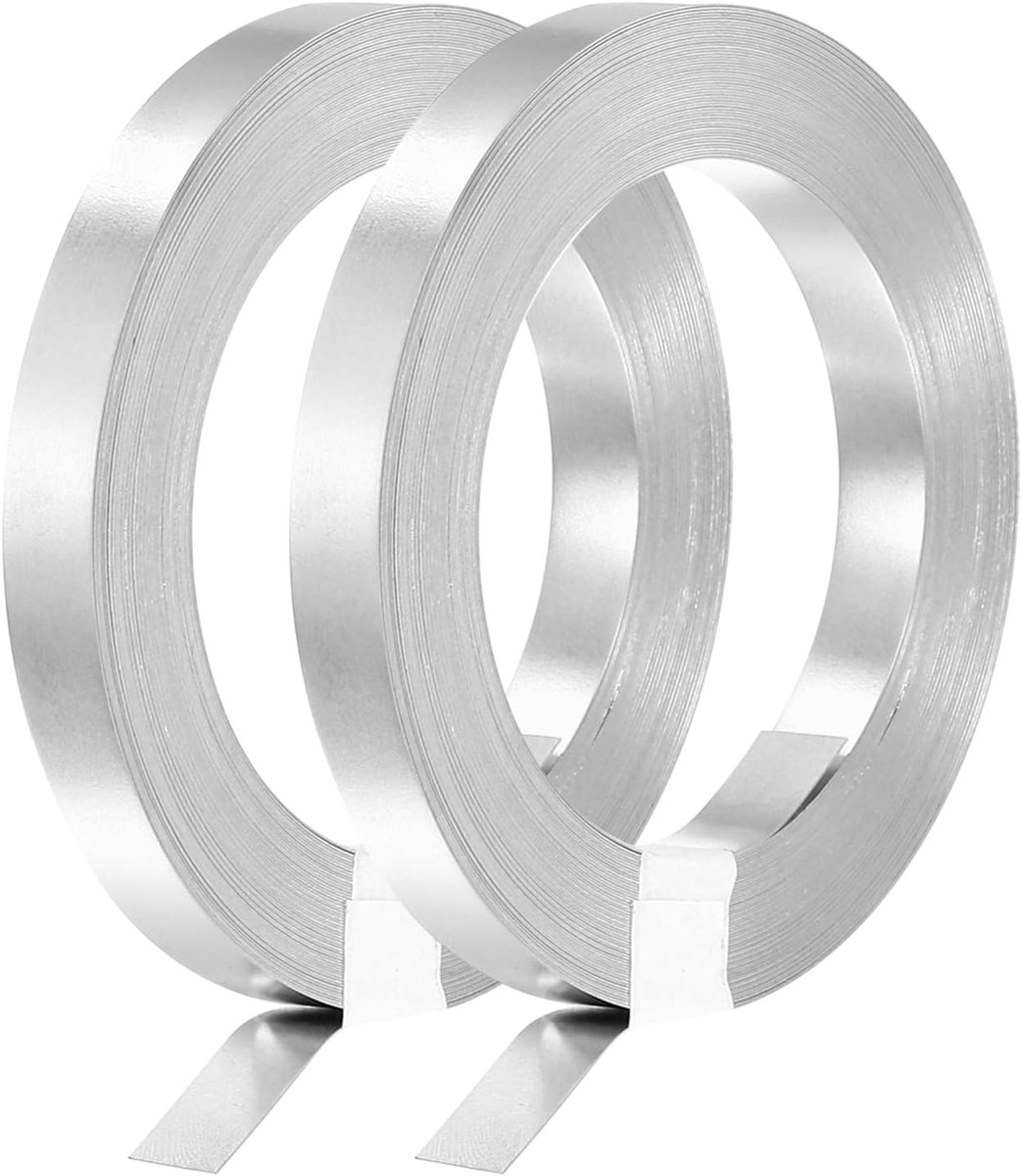 2 rollen nikkel-band, 5 m, 0,2 mm x 8 mm, nikkel-strip, zuiver nikkel, band voor 18650 batterijlassen, puntlassen
