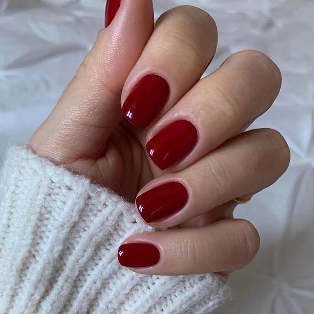 press-on-nagels in pure kleur, korte vierkante acrylnagels, 24 stuks, kunstnagels voor vrouwen en meisjes, veelzijdige toepassing met hoge houdbaarheid