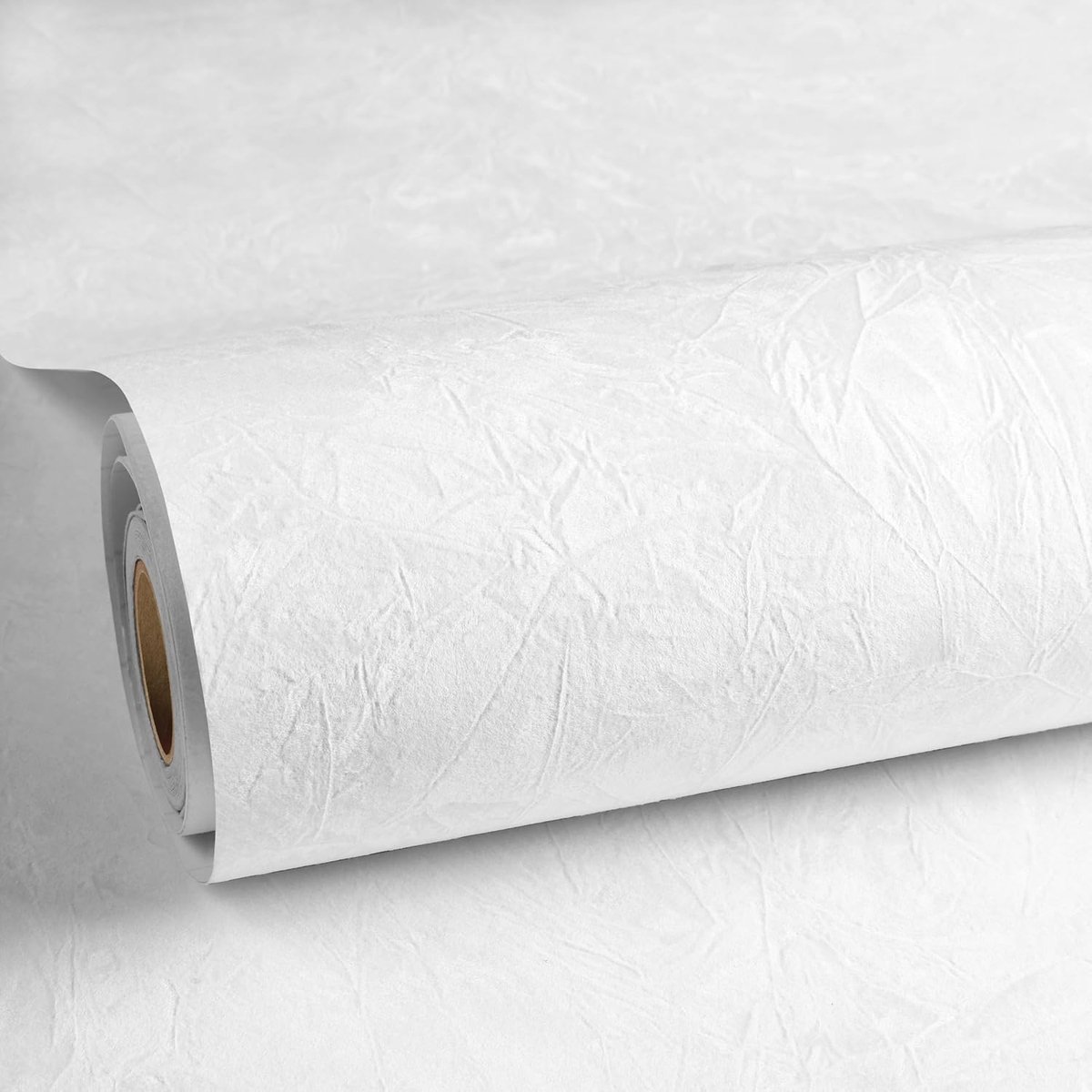 Behang fluweelstof meubelfolie wit fluweel viltstof beflockte folie rol voor kleerkast ladekast wit 44.5CMx2M stickerfolie stoffen zelfklevend muur hal slaapkamer