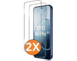 Screenprotector Geschikt voor Oppo A6 Pro/OPPO Find X9/X8/Relame16/Honor Magic 8 5G/4G Screenprotector - 2 Stuks Glas Gehard Oppo A6 5G/A6 Pro 5G Tempered Glass