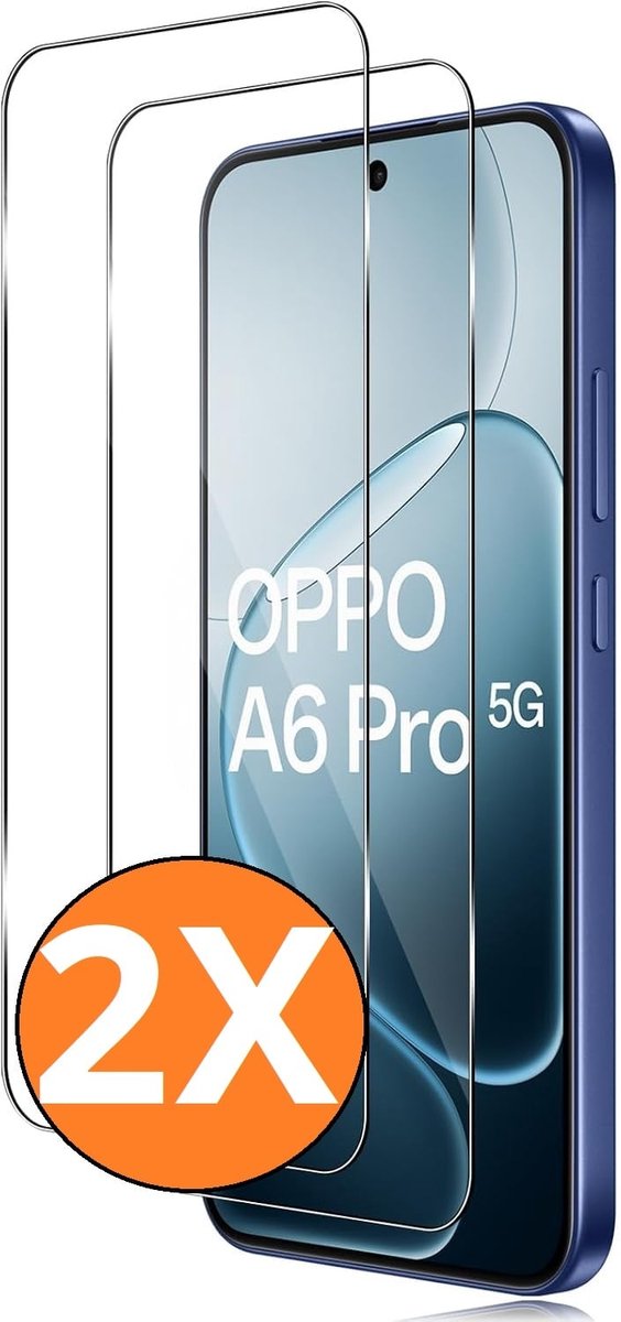 Screenprotector Geschikt voor Oppo A6 Pro/OPPO Find X9/X8/Relame16/Honor Magic 8 5G/4G Screenprotector - 2 Stuks Glas Gehard Oppo A6 5G/A6 Pro 5G Tempered Glass