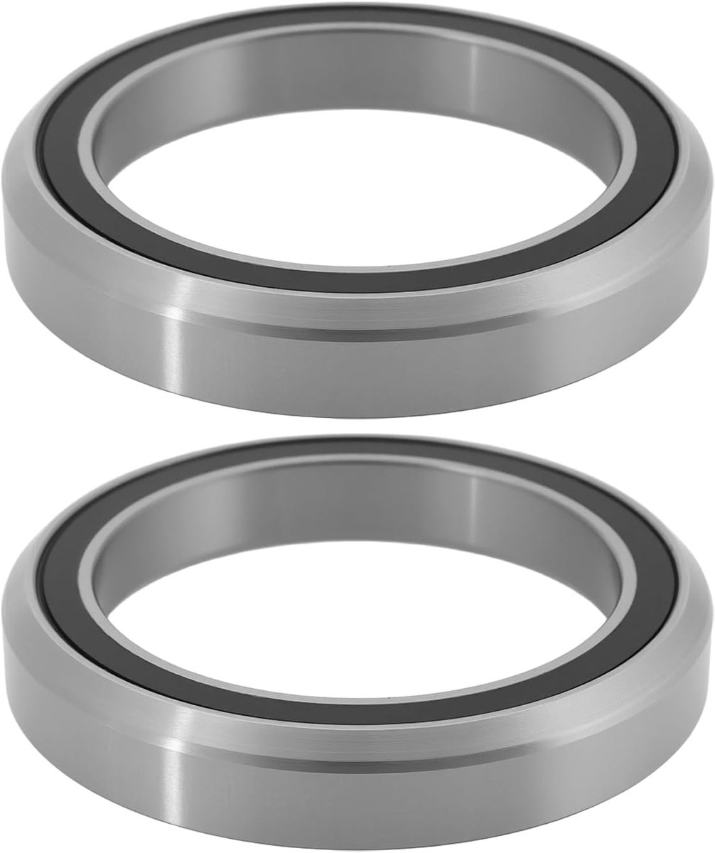 2 stks Elektrische Fiets Taps Lager Diepe Groef Kogellager 30.15x41x6.5mm 45° Dubbel Verzegeld Chroom Staal Compatibel met KUGOO G2