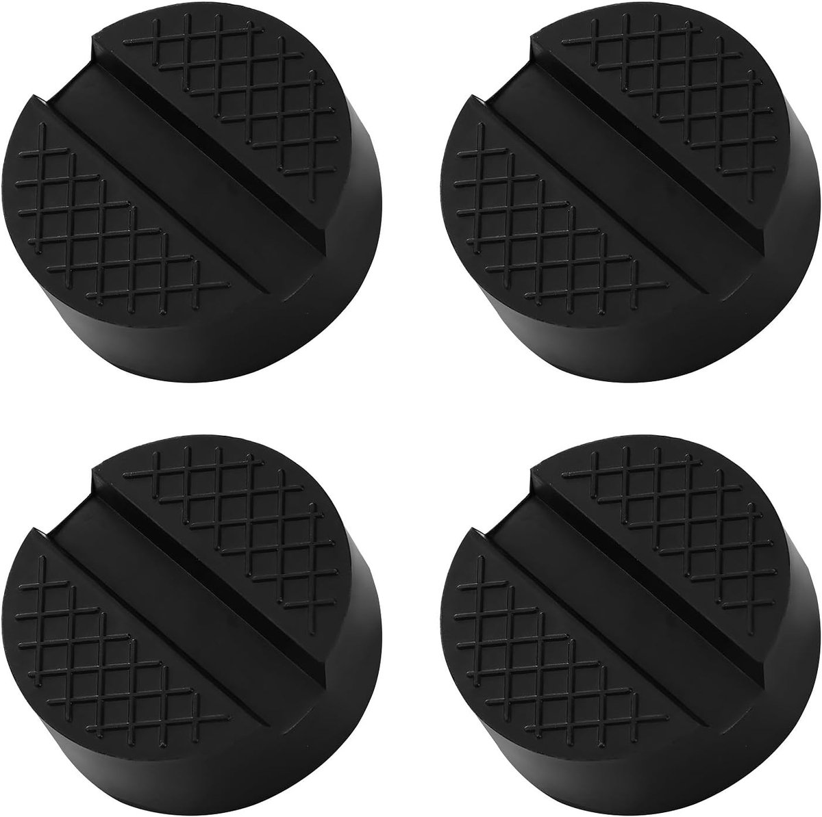 4 Stuks Autokrik Rubberen Pad 65mm, Gleuf Autokrik Rubberen Blokken, Universele Krik Krikpads, voor Autokrikken
