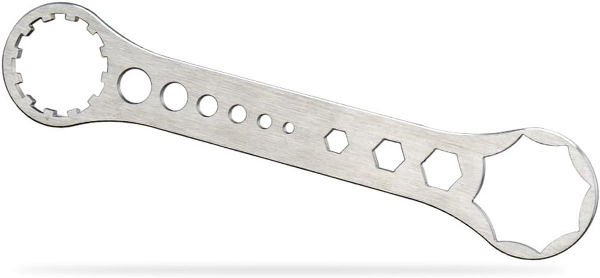voorvork headset sleutel, fiets voorvork gereedschap voor SUNTOUR & RST - Roestvrij stalen bevestigingsgereedschap voor demontage verende vorkdoppen