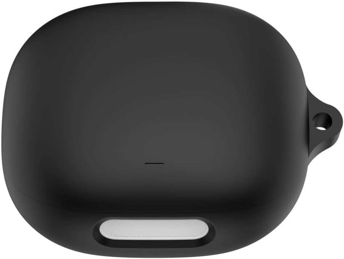 Hoes compatibel met Anker Soundcore Liberty 4 Pro, zachte siliconen, krasbestendig, Bluetooth-hoofdtelefoonbox, beschermhoes, compatibel met Anker Soundcore Liberty 4 Pro. Zwart