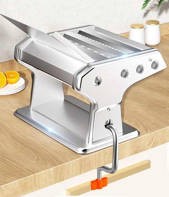 Handgreep Vervanging, Universele Klembevestiging voor Pastamakers - Inclusief Handvat + Klem (Oranje, 1 Stuk) — afbeelding 2