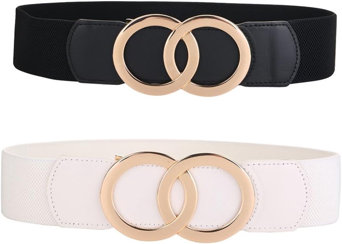 Elastische Taille Riem Riem Dames Taille Riem Dames Brede 5 CM Leren Riem Grote Taille 70 CM-160 CM Zwarte Mode Vrouw Jurk Riem Rekbare Riem