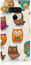 La coque LG V40 Thinq Make Happy Owls