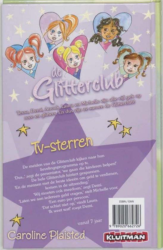 Thumbnail van een extra afbeelding van het spel Kinderboeken de glitterclub tv sterren - AVI E6