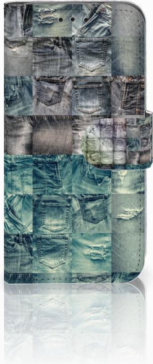 Wallet Case met Pasjes Samsung Galaxy S10e Spijkerbroeken