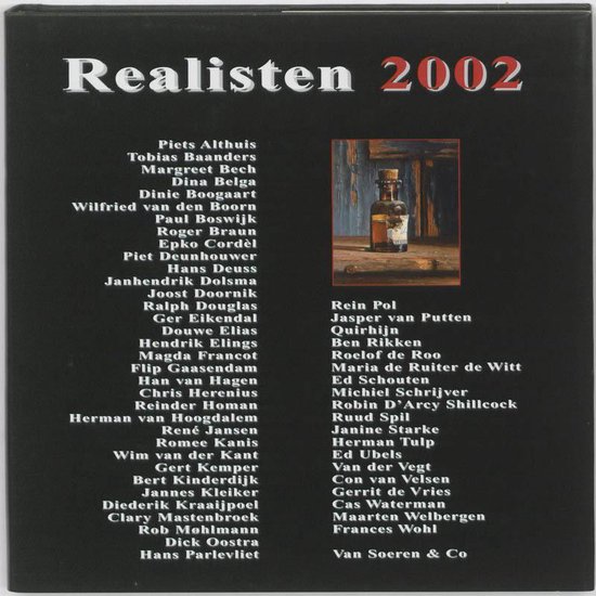 Cover van het boek 'Realisten / 2002'