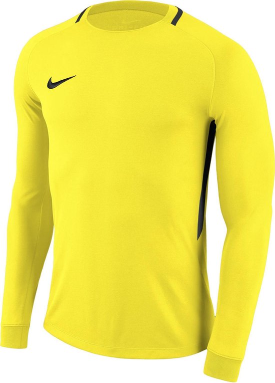 Nike Park III Longsleeve Jersey Keepersshirt Sportshirt performance - Maat M - Mannen - geel
