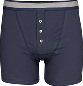 SCHIESSER Retro Rib short (1-pack) - elastische dubbelrib - blauw -  Maat: L