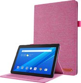 Case2go - Tablet hoes geschikt voor Lenovo M10 HD (2nd Gen) - 10.1 Inch - Book Case met Soft TPU houder - Roze