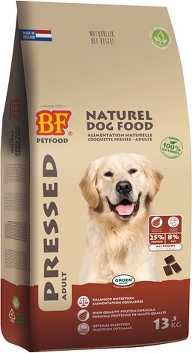 Biofood Vleesbrok Geperst - Hondenvoer - 13.5 kg