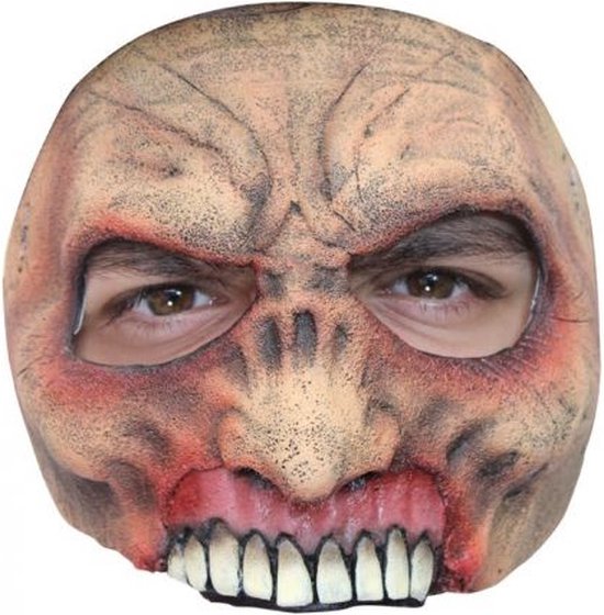 geluk patrouille Staren Partychimp Halfmasker Zombie Halloween Masker voor bij Halloween Kostuum  Volwassenen... | bol.com