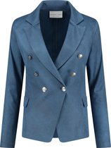 Helena Hart Blazer Rosa Biker in Indigo in XXL