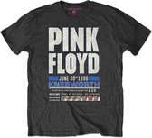 Pink Floyd Heren Tshirt -M- Knebworth '90 Zwart