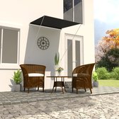 Decoways - Luifel uittrekbaar 100x150 cm antraciet
