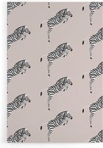 Walljar - Zebra Pattern - Muurdecoratie - Plexiglas schilderij